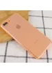 Матовый полупрозрачный TPU чехол с защитой камеры для Apple iPhone 7 plus / 8 plus (5.5") Оранжевый / Orange