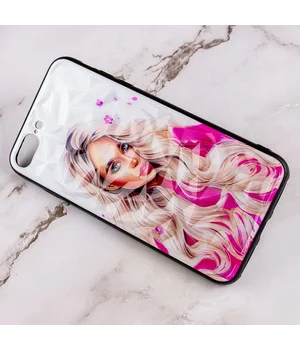 TPU+PC чохол Prisma Ladies для Apple iPhone 7 plus / 8 plus (5.5") Pink