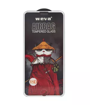 Захисне 2.5D скло Weva AirBag (тех.пак) Apple iPhone 7 plus / 8 plus (5.5") Білий