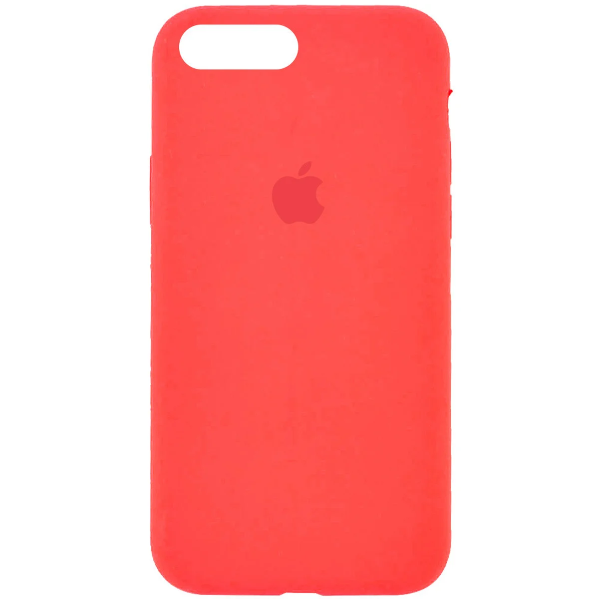 Чехол Silicone Case Full Protective (AA) для Apple iPhone 7 plus / 8 plus (5.5") Оранжевый / Pink citrus