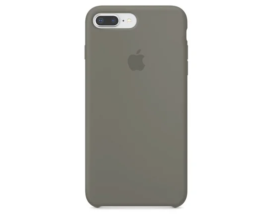 Чехол Silicone case (A) для Apple iPhone 7 plus / 8 plus (5.5") Серый / Dark Grey