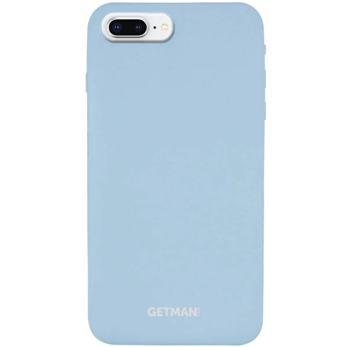 Чохол Silicone Case GETMAN for Magnet для Apple iPhone 7 plus / 8 plus (5.5 ") Сірий / Mist Blue