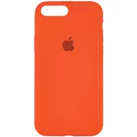 Чехол Silicone Case Full Protective (AA) для Apple iPhone 7 plus / 8 plus (5.5") Оранжевый / Kumquat