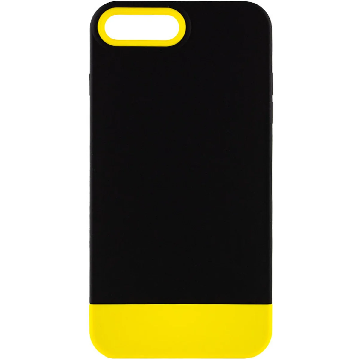 Чехол TPU+PC Bichromatic для Apple iPhone 7 plus / 8 plus (5.5") Black / Yellow