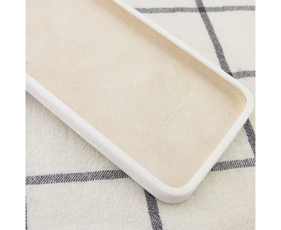 Чохол Silicone Case Square Full Camera Protective (AA) для Apple iPhone 7 plus / 8 plus (5.5 ") Білий / White