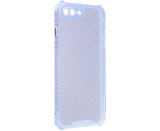 Чохол TPU Ease Carbon color series для Apple iPhone 7 plus / 8 plus (5.5") Синій / Прозорий