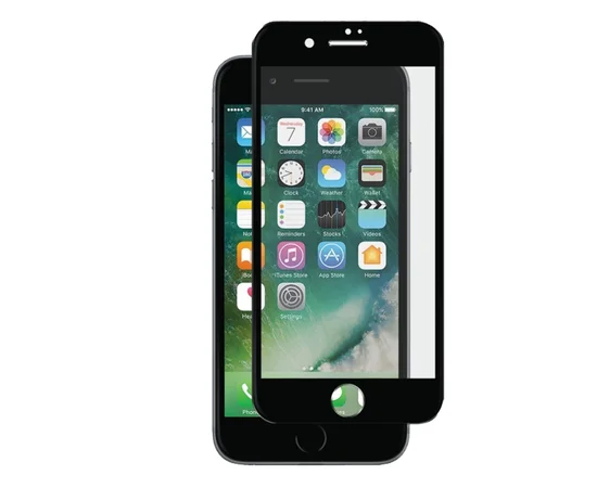 Гибкое ультратонкое стекло Caisles для Apple iPhone 7 plus / 8 plus (5.5") Черное