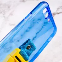 Чехол Handfree с цветным ремешком для Apple iPhone 7 plus / 8 plus (5.5") Синий