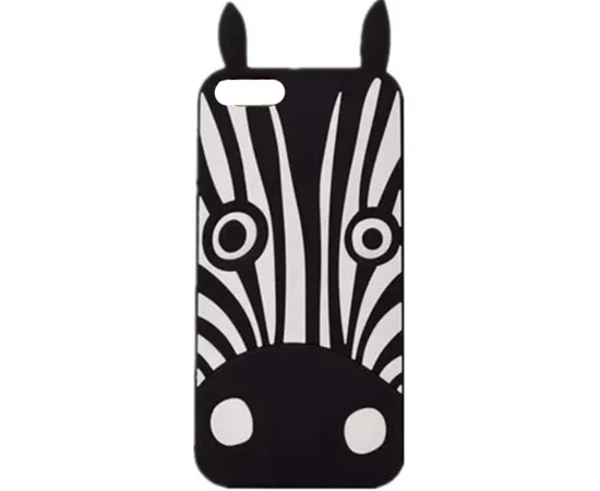 Силиконовая накладка 3D Marc Jacobs для Apple iPhone 7 plus / 8 plus (5.5") Зебра