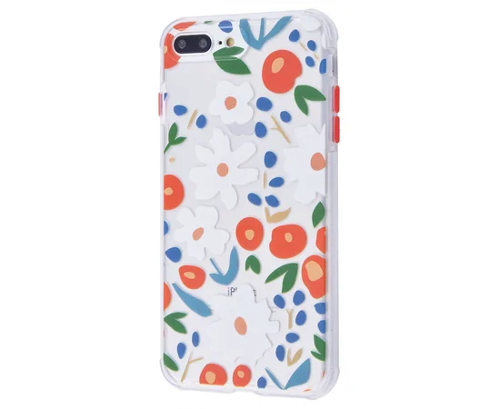 TPU чехол Flowers Colourful для Apple iPhone 7 plus / 8 plus (5.5") Прозрачный/Ромашки