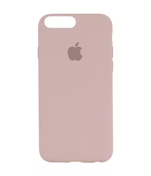 Чехол Silicone Case Full Protective (AA) для Apple iPhone 7 plus / 8 plus (5.5") Розовый / Chalk Pink