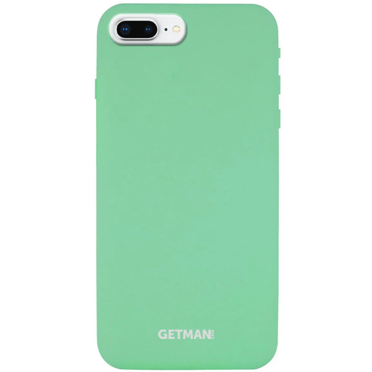 Чехол Silicone Case GETMAN for Magnet для Apple iPhone 7 plus / 8 plus (5.5") Зеленый / Spearmint
