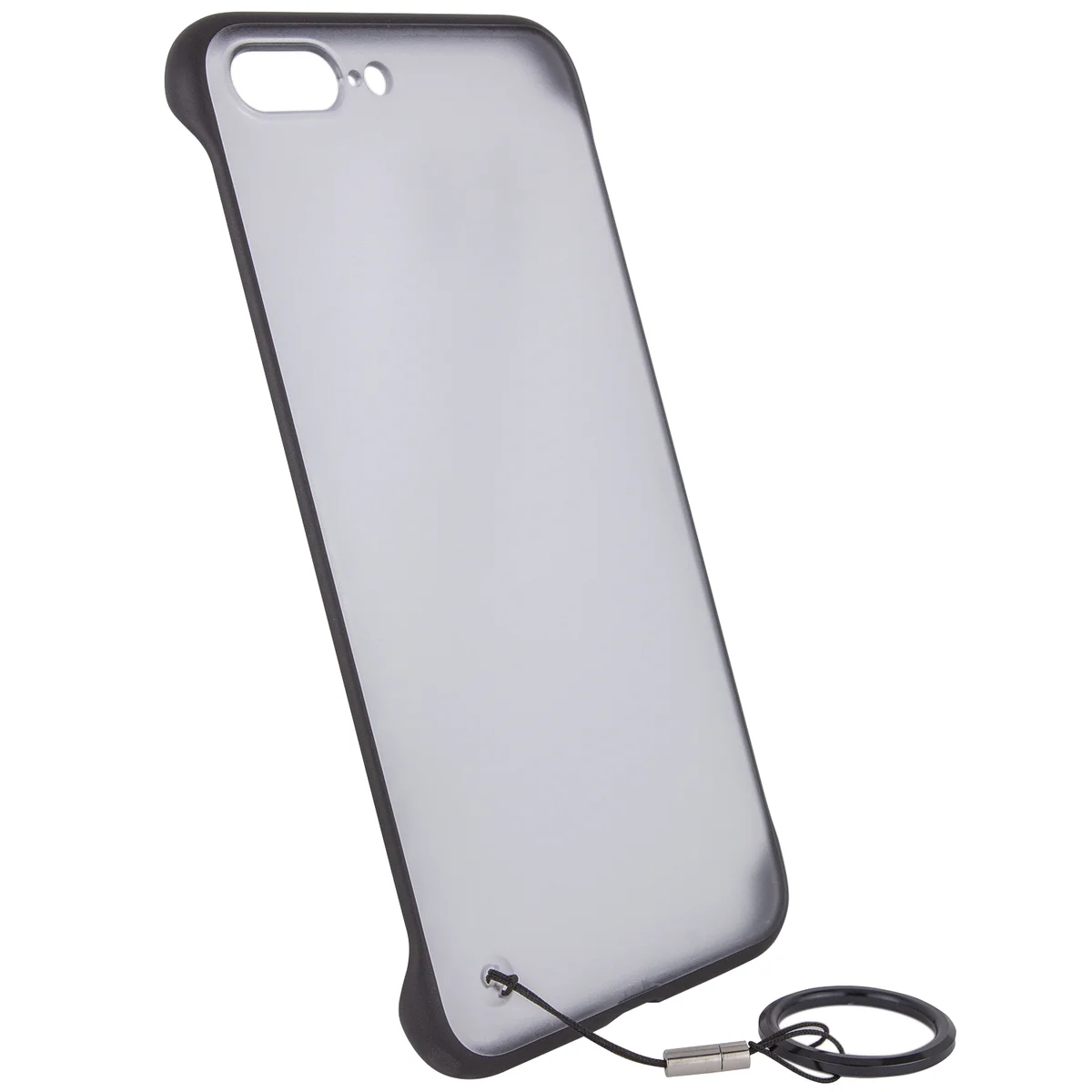 TPU+PC чехол LikGus Edge (+ кольцо) для Apple iPhone 7 plus / 8 plus (5.5") Черный