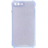Чехол TPU Ease Carbon color series для Apple iPhone 7 plus / 8 plus (5.5") Синий / Прозрачный