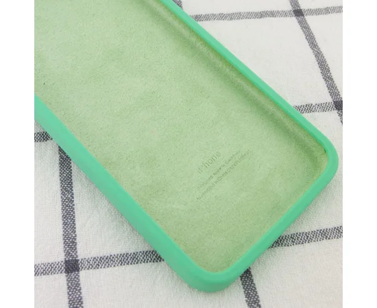 Чохол Silicone Case Square Full Camera Protective (AA) для Apple iPhone 7 plus / 8 plus (5.5 ") Зелений / Spearmint