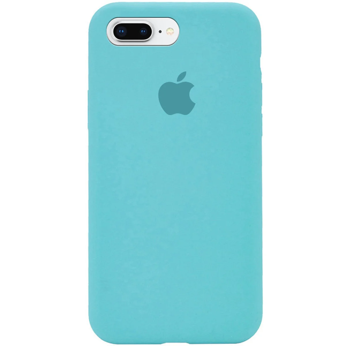 Чохол Silicone Case Full Protective (AA) для Apple iPhone 7 plus / 8 plus (5.5 ") Бірюзовий / Marine Green