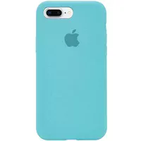 Чохол Silicone Case Full Protective (AA) для Apple iPhone 7 plus / 8 plus (5.5 ") Бірюзовий / Marine Green