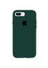 Чехол Silicone Case Full Protective (AA) для Apple iPhone 7 plus / 8 plus (5.5") Зеленый / Forest green