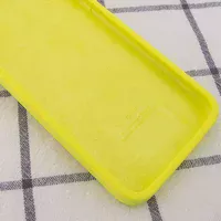 Чехол Silicone Case Square Full Camera Protective (AA) для Apple iPhone 7 plus / 8 plus (5.5") Желтый / Bright Yellow