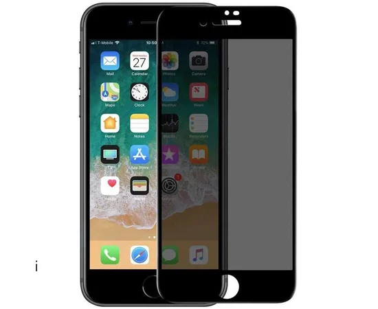 Захисне скло Privacy 5D (full glue) для Apple iPhone 7 plus / 8 plus (5.5 ") Чорний