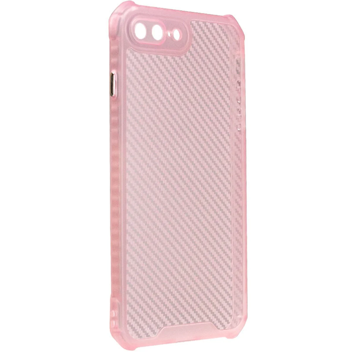 Чехол TPU Ease Carbon color series для Apple iPhone 7 plus / 8 plus (5.5") Розовый / Прозрачный