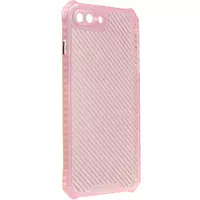 Чохол TPU Ease Carbon color series для Apple iPhone 7 plus / 8 plus (5.5") Рожевий / Прозорий