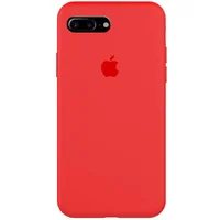 Чохол Silicone case (A) (з закритим низом) для Apple iPhone 7 plus / 8 plus (5.5 ") Червоний / Red