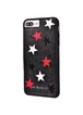 TPU + Leather Givenchy Stars для iPhone 7 Plus / 8 Plus red stars