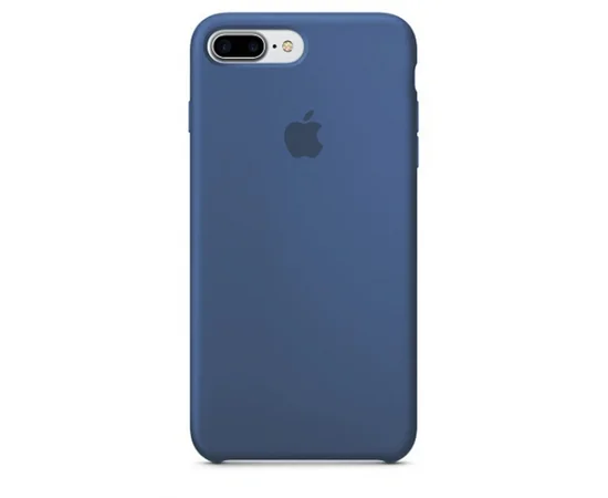 Чехол Silicone case (AAA) для Apple iPhone 7 plus / 8 plus (5.5") Синий / Midnight Blue