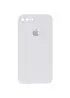 Чехол Silicone Case Square Full Camera Protective (AA) для Apple iPhone 7 plus / 8 plus (5.5") Белый / White