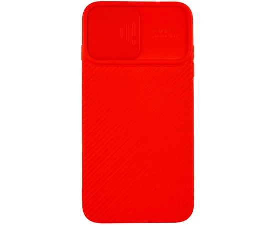 Чохол Camshield Square TPU зі шторкою для камери для Apple iPhone 7 plus / 8 plus (5.5 ") Червоний