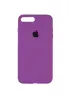 Чехол Silicone case (A) (с закрытым низом) для Apple iPhone 7 plus / 8 plus (5.5") Фиолетовый / Grape
