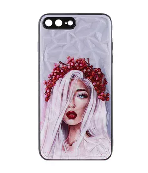 TPU+PC чехол Prisma Ladies для Apple iPhone 7 plus / 8 plus (5.5") Ukrainian Girl