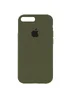 Чехол Silicone Case Full Protective (AA) для Apple iPhone 7 plus / 8 plus (5.5") Зеленый / Dark Olive