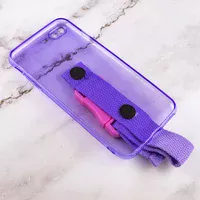 Чохол Handfree з кольоровим ремінцем для Apple iPhone 7 plus/8 plus (5.5") Фіолетовий