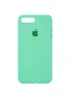 Чехол Silicone case (A) (с закрытым низом) для Apple iPhone 7 plus / 8 plus (5.5") Зеленый / Spearmint