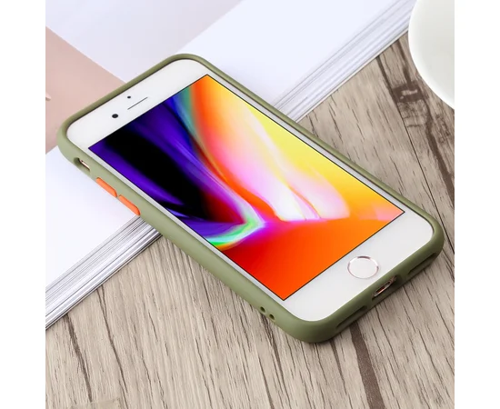 TPU чехол LikGus Maxshield для Apple iPhone 7 plus / 8 plus (5.5") Зеленый