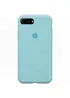 Чехол Silicone case (A) (с закрытым низом) для Apple iPhone 7 plus / 8 plus (5.5") Бирюзовый / Turquoise