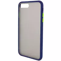 TPU+PC чехол Color Buttons для Apple iPhone 7 plus / 8 plus (5.5") Синий