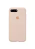 Чехол Silicone case (A) (с закрытым низом) для Apple iPhone 7 plus / 8 plus (5.5") Розовый / Pink Sand