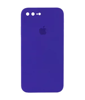 Чохол Silicone Case Square Full Camera Protective (AA) для Apple iPhone 7 plus / 8 plus (5.5 ") Фіолетовий / Ultra Violet