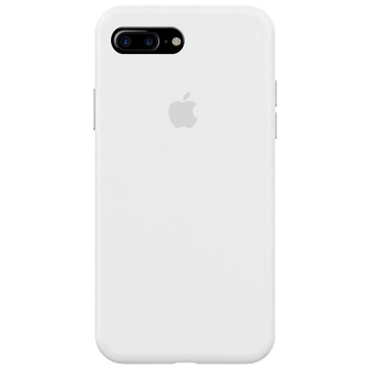 Чохол Silicone case (A) (з закритим низом) для Apple iPhone 7 plus / 8 plus (5.5 ") Білий / White