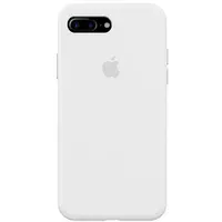 Чохол Silicone case (A) (з закритим низом) для Apple iPhone 7 plus / 8 plus (5.5 ") Білий / White