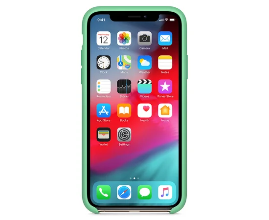 Чехол Silicone case (A) для Apple iPhone 7 plus / 8 plus (5.5") Зеленый / Spearmint