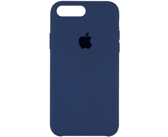 Чехол Silicone Case (AA) для Apple iPhone 7 plus / 8 plus (5.5") Синий / Grey Cobalt