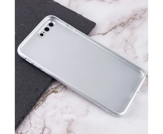 TPU+Glass чохол Matte Candy Full camera для Apple iPhone 7 plus / 8 plus (5.5") Білий