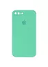 Чехол Silicone Case Square Full Camera Protective (AA) для Apple iPhone 7 plus / 8 plus (5.5") Зеленый / Spearmint