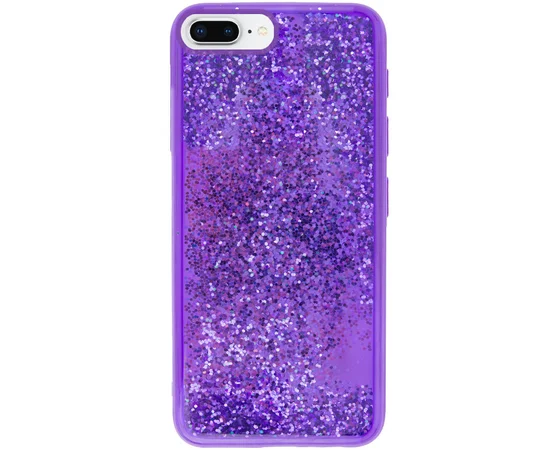 TPU+PC чехол Sparkle (glitter) для Apple iPhone 7 plus / 8 plus (5.5") Фиолетовый