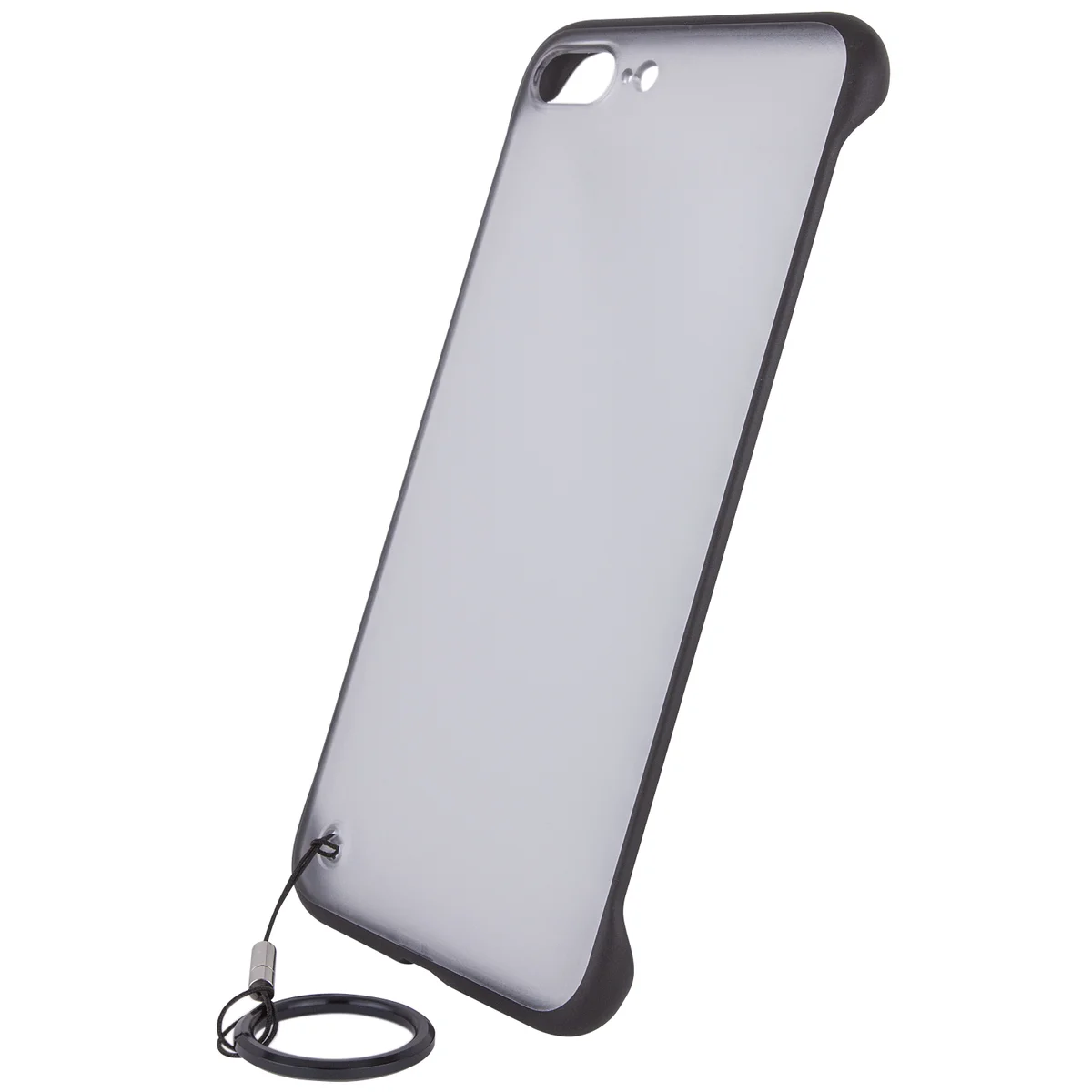 TPU+PC чехол LikGus Edge (+ кольцо) для Apple iPhone 7 plus / 8 plus (5.5") Черный