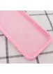 Чехол Silicone Case Square Full Camera Protective (AA) для Apple iPhone 7 plus / 8 plus (5.5") Розовый / Light pink